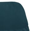vidaXL Chaise de relaxation avec tabouret Bleu Velours
