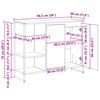 vidaXL Meuble d'appoint Bois Ancien 96,5 x 30 x 75 cm