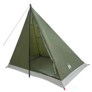 vidaXL Tente de randonn&eacute;e 2 personne Vert olive