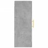 vidaXL Armoire murale gris b&eacute;ton 34,5x34x90 cm