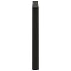 vidaXL Pieds de table &agrave; manger en forme de V, 2 pi&egrave;ces, noir, 70 x (72-73,3) cm, acier