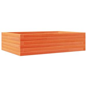 vidaXL Jardini&egrave;re cire marron 90x60x23 cm bois de pin massif