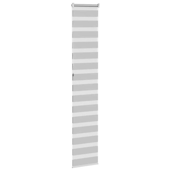 vidaXL Store z&egrave;bre gris clair largeur du tissu 35,9 cm polyester