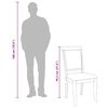 vidaXL Chaises à manger coussins 2 pcs blanc bois massif caoutchouc