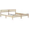 vidaXL Cadre de lit sans matelas bois de manguier massif 200 cm