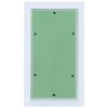 vidaXL Panneau d'Acc&egrave;s Vert et Argent 20 x 35 cm Aluminium et Pl&acirc;tre