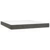 vidaXL Matelas de lit &agrave; ressorts ensach&eacute;s fermet&eacute; moyenne 193x203x20 cm velours