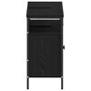 vidaXL Meuble de Lavabo de Salle de Bain Ch&ecirc;ne noir 80 x 30 x 60 cm