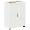vidaXL Cabinet de salle de bain avec stockage Blanc 60 x 35 x 80 cm