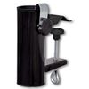vidaXL Porte-parasol d'ext&eacute;rieur Acier Noir