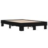 vidaXL Cadre de lit sans matelas noir 135x190 cm