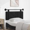 vidaXL T&ecirc;te de lit suspendue Noir 110 x 55 x 5 cm Velours