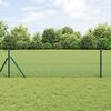 vidaXL Poteau de cl&ocirc;ture. Vert 10 x 0,6 m (maille 12 x 12 mm)