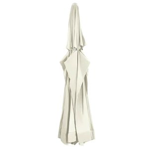 vidaXL Tissu de remplacement pour parasol d'ext&eacute;rieur Sable 610 cm