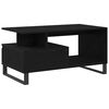 vidaXL Table basse Ch&ecirc;ne noir 90 x 49 x 45 cm Bois d'ing&eacute;nierie