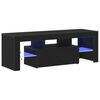 vidaXL Meuble TV Ch&ecirc;ne noir 120 x 35 x 40 cm Bois d'ing&eacute;nierie