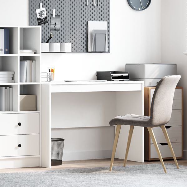 vidaXL Bureau Blanc 100 x 50 x 76 cm