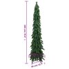 vidaXL Arbre de No&euml;l artificiel pr&eacute;-&eacute;clair&eacute; avec 100 LED 180 cm