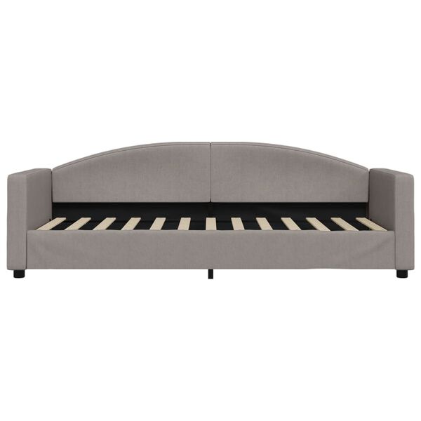 vidaXL Lit de repos sans matelas taupe 80x200 cm tissu