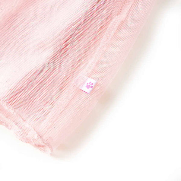 Jupe avec tulle pour enfants rose clair 140