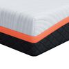 vidaXL Matelas Blanc et Gris 180 x 200 cm Tissu jacquard