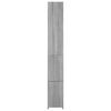 vidaXL Armoire de bain sonoma gris 25x26,5x170 cm bois d'ing&eacute;nierie