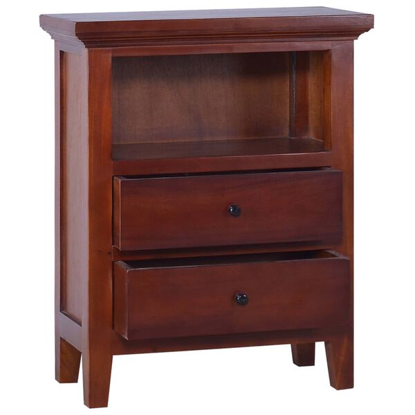 vidaXL Armoire lat&eacute;rale Marron classique 60x30x75 cm Bois d'acajou
