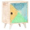 vidaXL Table de chevet sculpt&eacute;e 40x30x50 cm Bois d'acacia massif