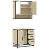 vidaXL Ensemble de meubles de salle de bain 2 pcs ch&ecirc;ne sonoma