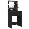 vidaXL Tables de maquillage pour chambre Noir 80 x 39,6 x 135 cm