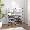 vidaXL &Eacute;tag&egrave;re &agrave; chaussures Transparent 84x32x88,5 cm PP