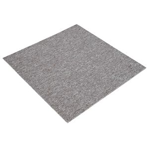vidaXL Carreau de tapis Marron 50 x 50 cm 36 pc PP et Bitume