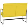 vidaXL Banc Jaune clair 100x64x80 cm Tissu