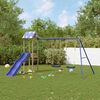 vidaXL Aire de jeux d'ext&eacute;rieur bois de pin impr&eacute;gn&eacute;