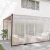 vidaXL Bâche transparente avec œillets 5x12 m polyéthylène