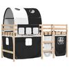 vidaXL Lit mezzanine enfants avec tunnel sans matelas 90x190 cm