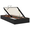 vidaXL Lit de Rangement avec matelas avec stockage Noir 100 x 200 cm