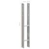vidaXL Piquets de cl&ocirc;ture 6 pcs Argent&eacute; 8x6x60 cm Acier galvanis&eacute;
