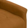 vidaXL Fauteuil de massage Marron Tissu microfibre