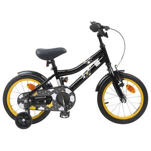 vidaXL V&eacute;lo pour Enfants 12 Pouces pour les enfants de 2 &agrave; 4 ans Noir