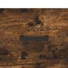 vidaXL Table basse Ch&ecirc;ne fum&eacute; 50x50x40 cm Bois d'ing&eacute;nierie