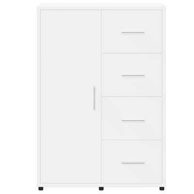 vidaXL Buffet blanc 60x31x84 cm bois d'ingénierie