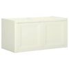 vidaXL Bo&icirc;te &agrave; coussins glace &agrave; la vanille 86x40x42 cm 85 L