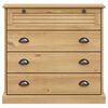 vidaXL Buffet haut VIGO 80x40x176 cm bois massif de pin