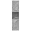 vidaXL Ensemble de meubles de salle de bain 5 pcs gris b&eacute;ton