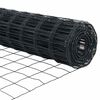 vidaXL Cl&ocirc;ture avec poteau Gris 0,8 x 25 m Acier et PVC