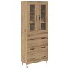 vidaXL Haut Armoire Ch&ecirc;ne artisanal 69,5 x 34 x 90 cm