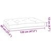 vidaXL Coussins de palette lot de 7 gris tissu