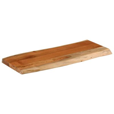 vidaXL Dessus de table 100x40x3,8 cm rectangulaire bois massif acacia