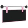 vidaXL T&ecirc;te de lit suspendue Montage mural Rose 90 x 55 x 5 cm tissu